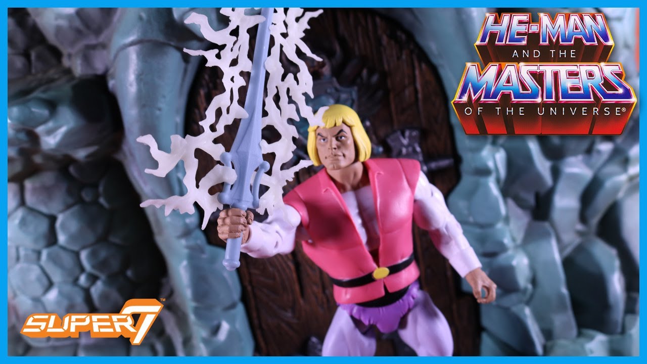Super7 Masters of the Universe Classics Club Grayskull FILMATION PRINCE ADAM Action Figure Review