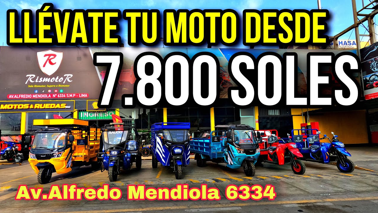 MOTOS Y  RUEDAS - llévate tu moto desde 7.800 soles en adelante con total garantía