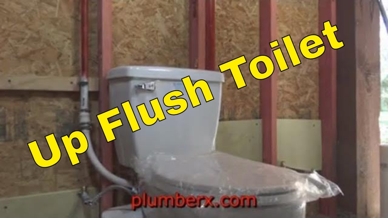 Up Flush Toilet 7/10 | How To Plumbing