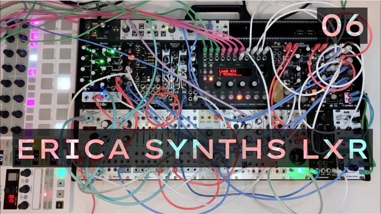 Erica Synths LXR Eurorack Live Techno Jam | #jamuary2023 07
