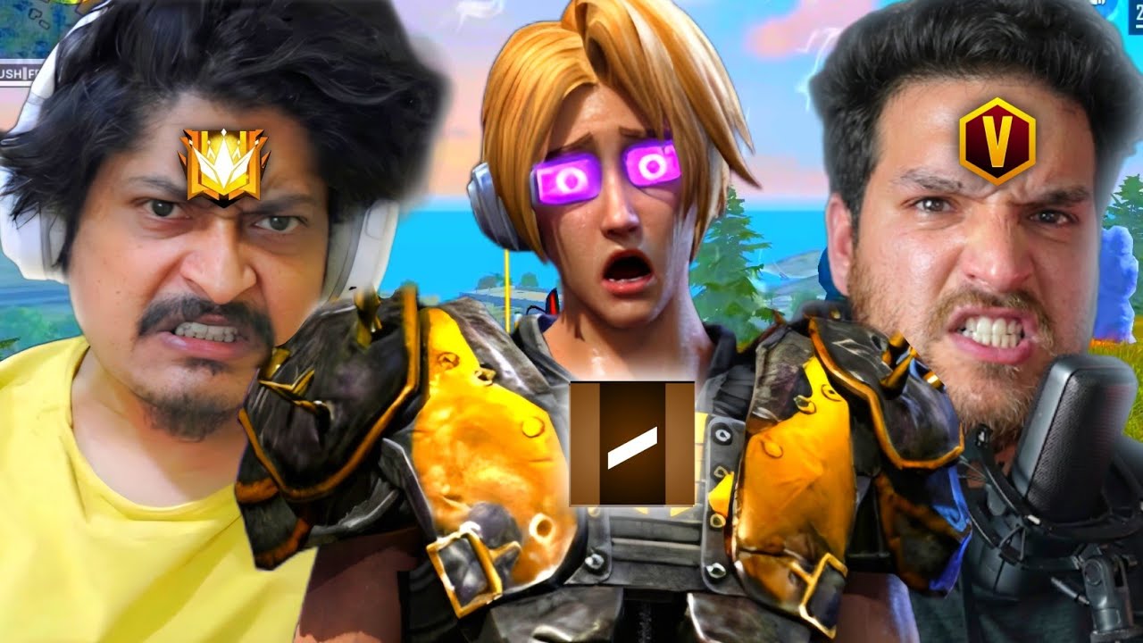 RANK PUSH WITH BIG YOUTUBERS😨 FT-@GyanGaming 