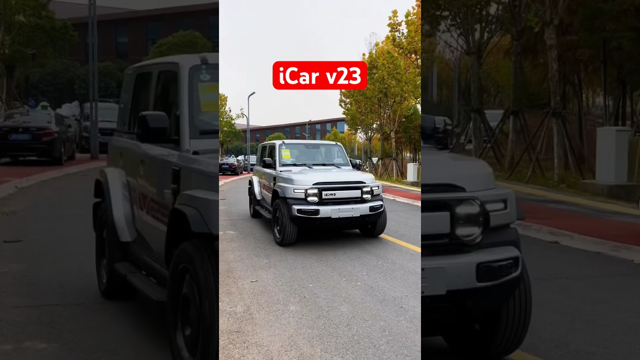 mini electric car. ICar V23 cheap #chinacar #icar