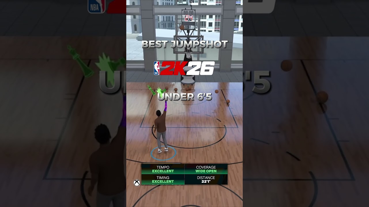 ЛУЧШИЙ ПРЫЖОК ДЛЯ ГАРДСОВ (ДО 6'5) В NBA 2K26 #viralvideo #nba2k26
