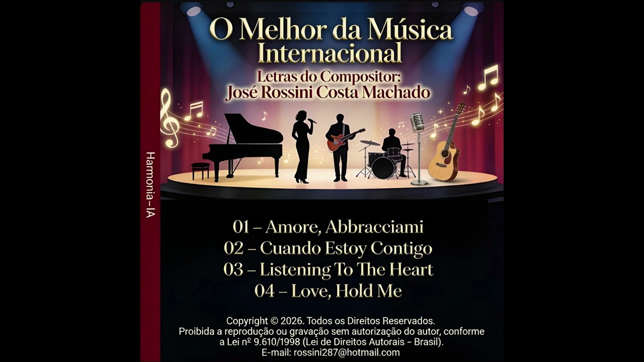 Composições Autorais - Composição de: José Rossini Costa Machado
