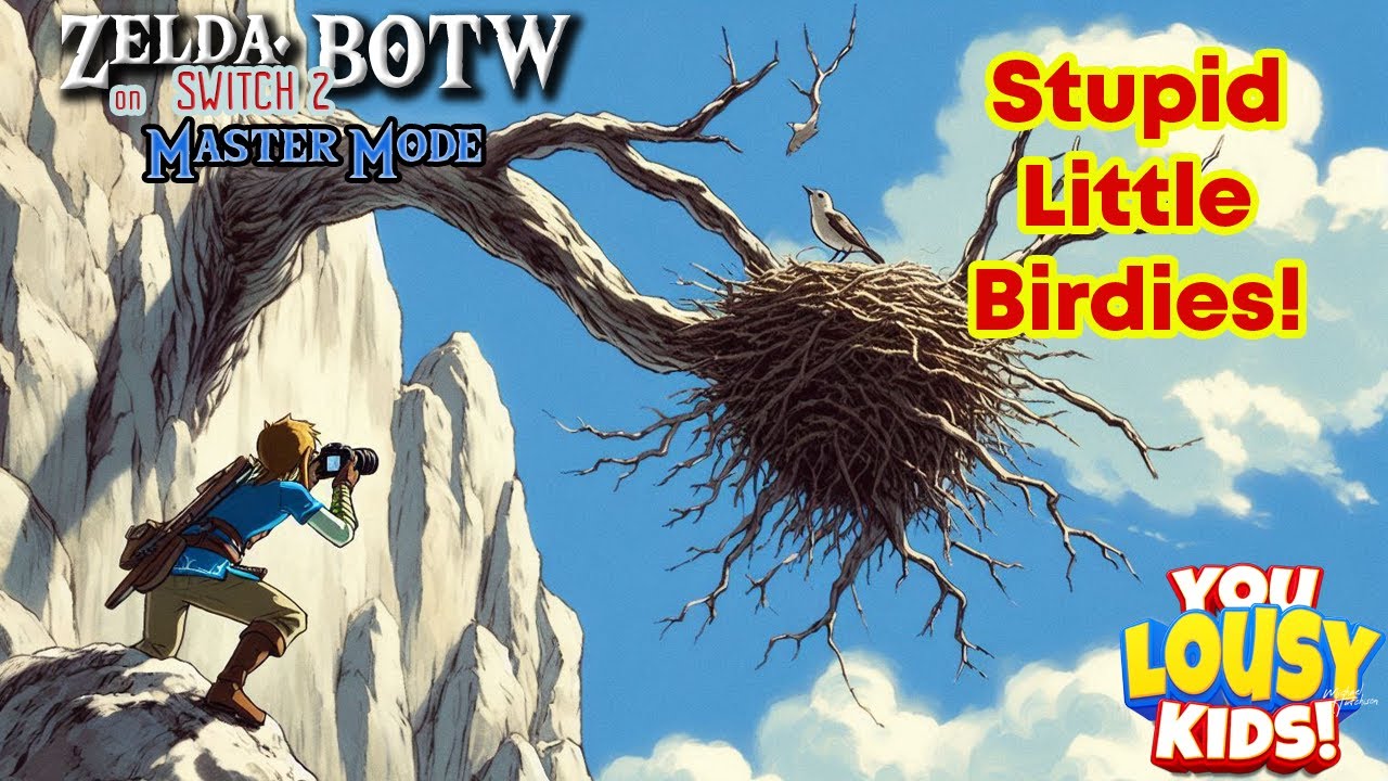 Zelda BOTW Master Mode ep 86 - Finding tiny birdies and butterflies in all of Hyrule