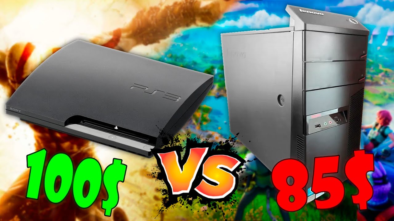PLAYSTATION 3 VS PC DE 85$ | ¿Cual es mejor para jugar?