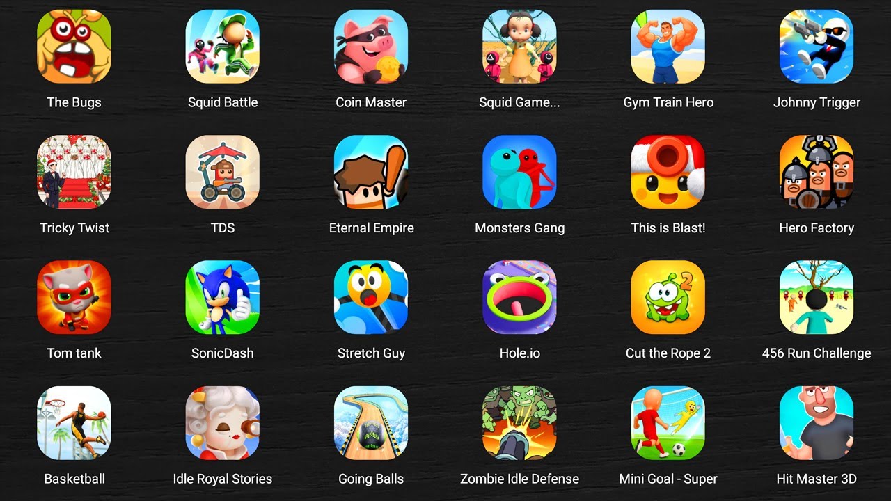 Roblox,Murder,Granny Legend,Zombie Tsunami,Poppy Playtime Chapter 4,Five Nights at Freddy's...