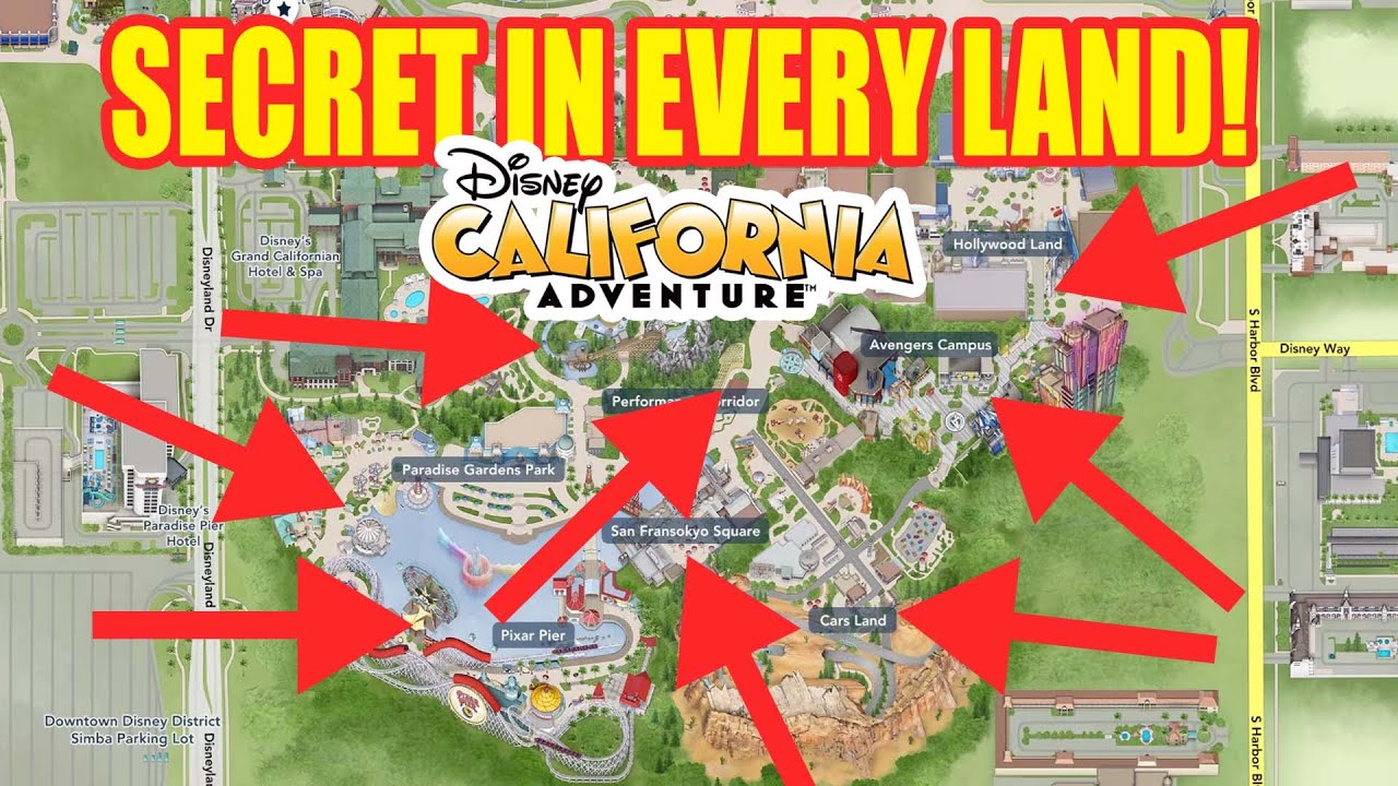 Disney's California Adventure BEST SECRETS Of Every LAND