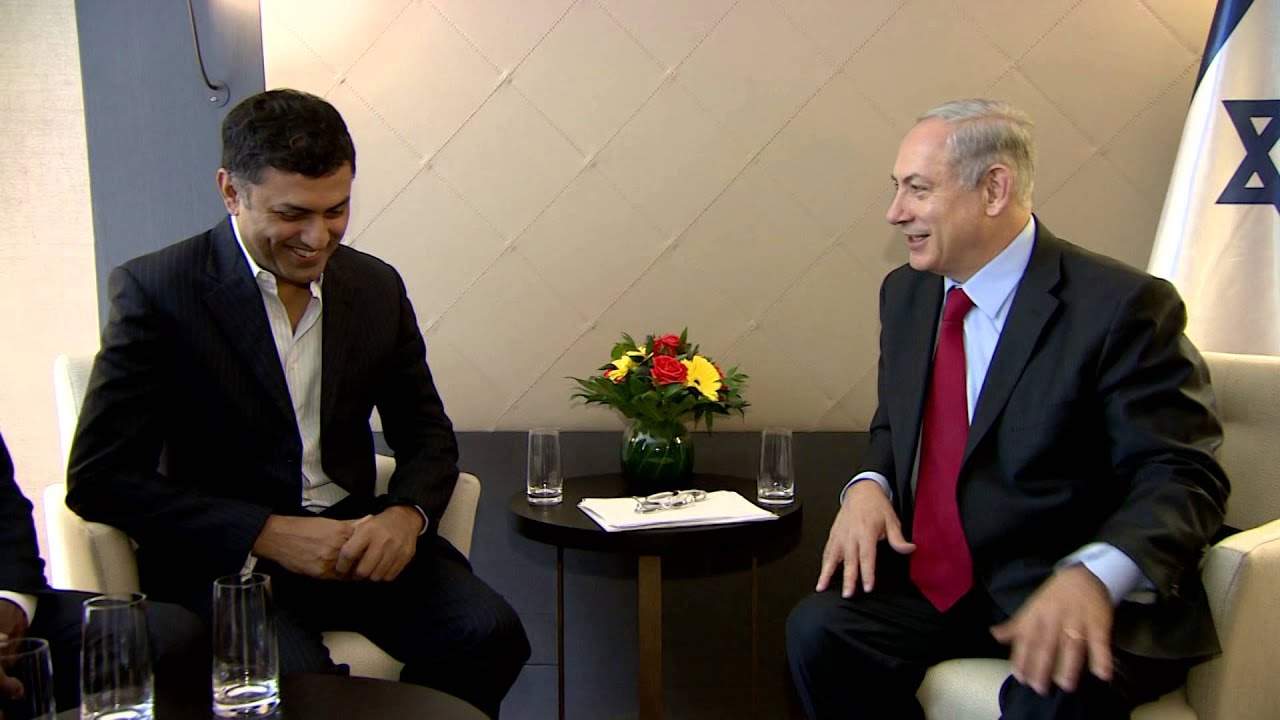 PM Netanyahu Meets with Nikesh Arora