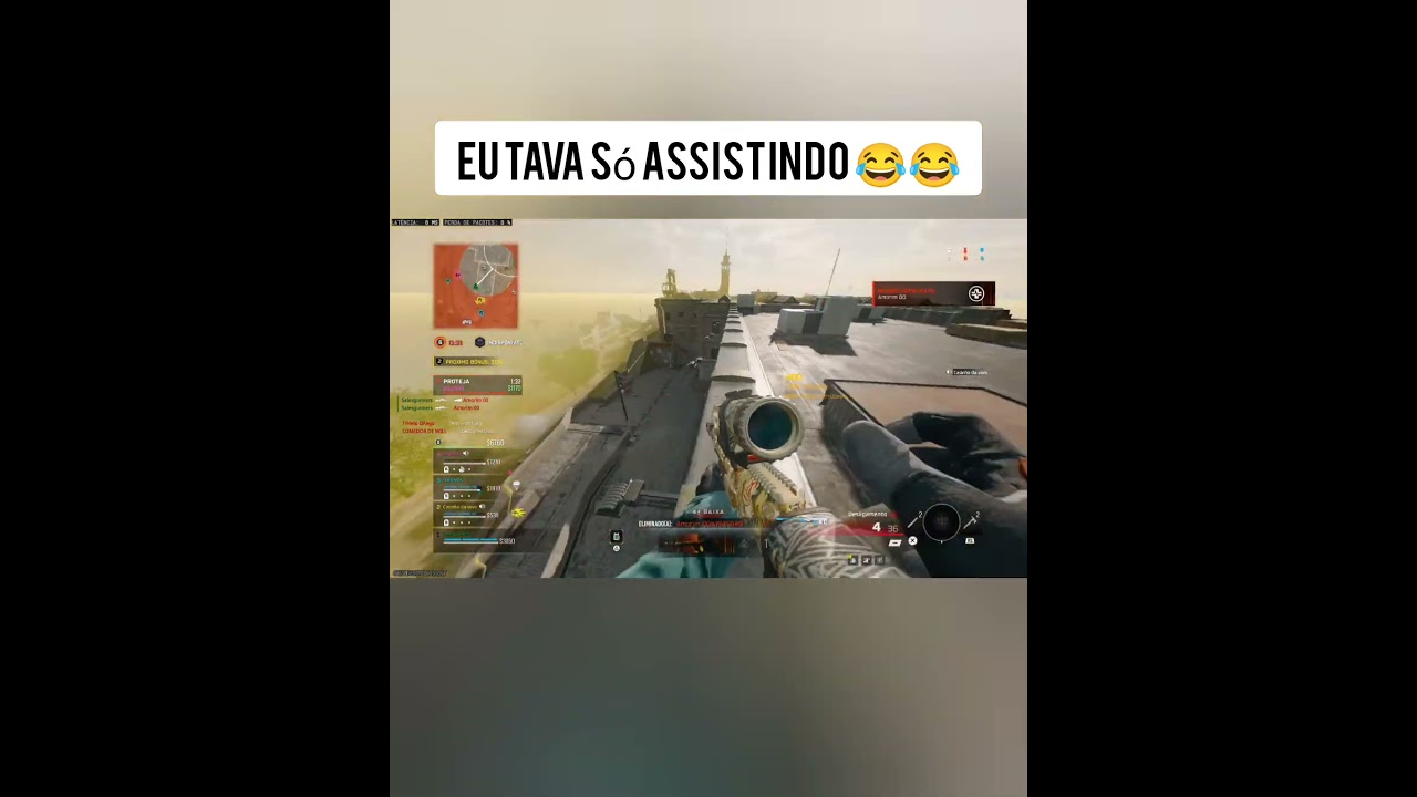 só fiquei observando 