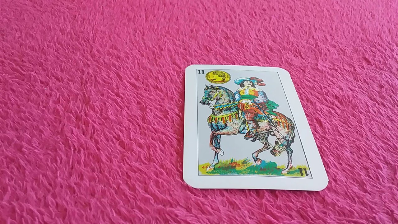 Baraja Española 11 de oros tarot