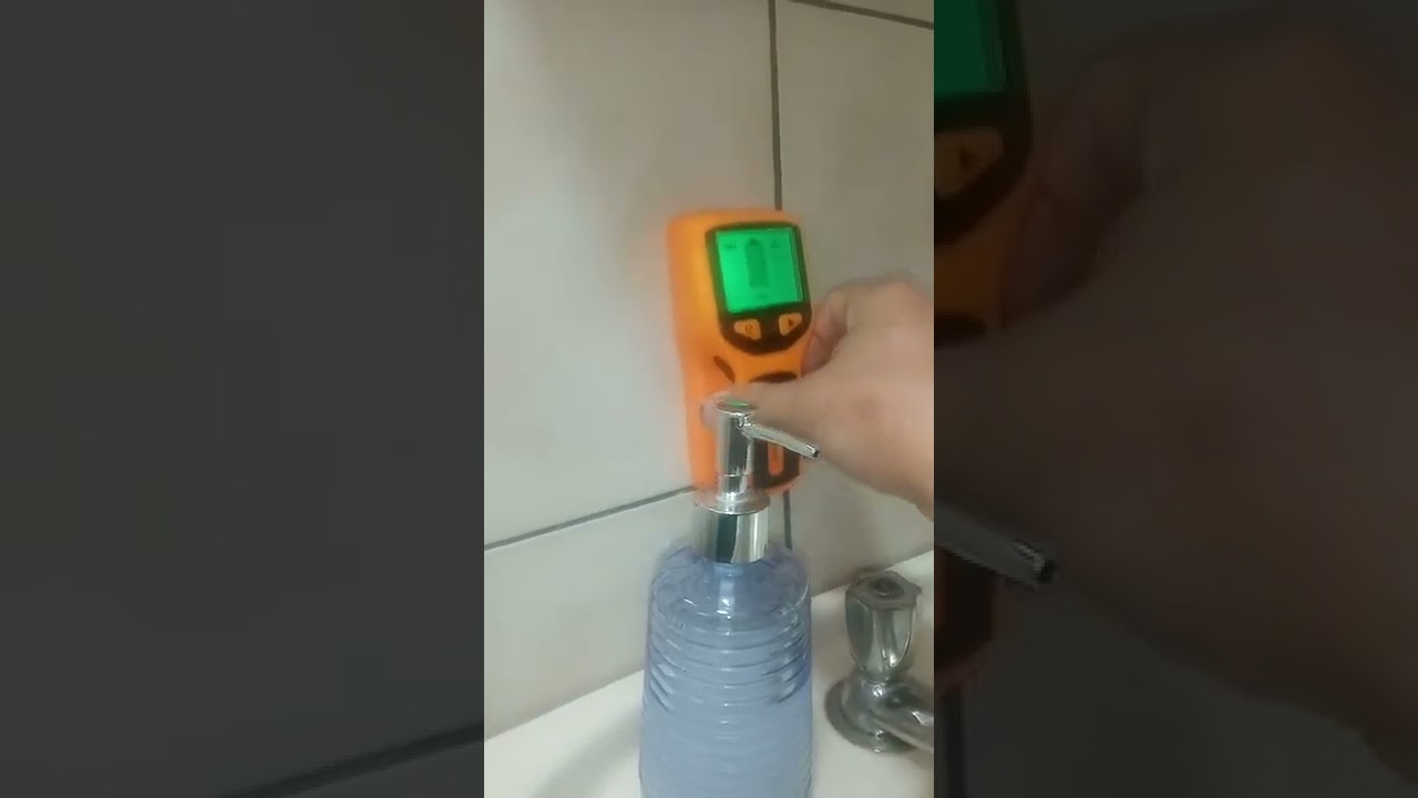 Scanner de Parede, acha o cano d'água, porém, deixa dúvida quanto a precisão.