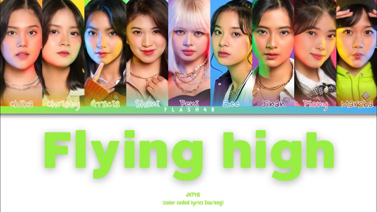 JKT48 | flying high color coded lyrics