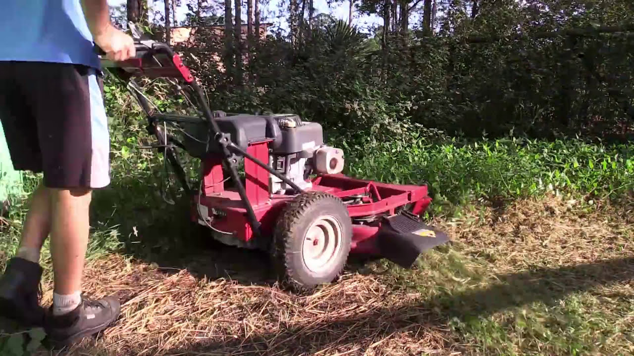 Mowing Tall Thick grass 13 - Craftsman 33