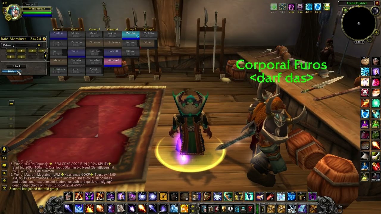 Bug Raid frames Wow classic era