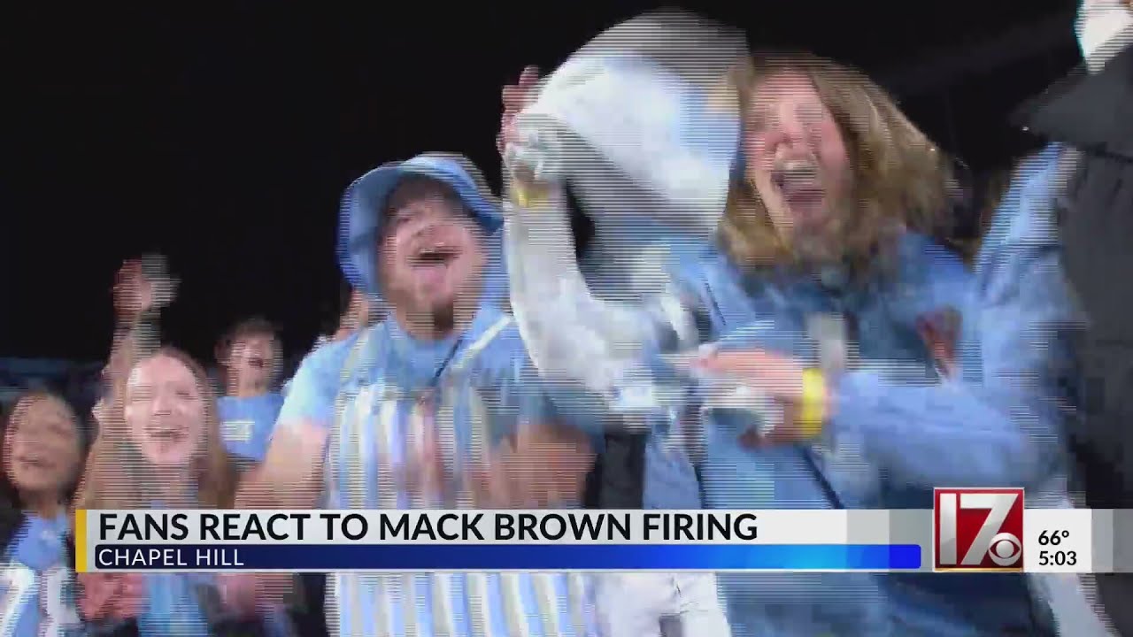Fans react to firing of UNC football coach Mack Brown