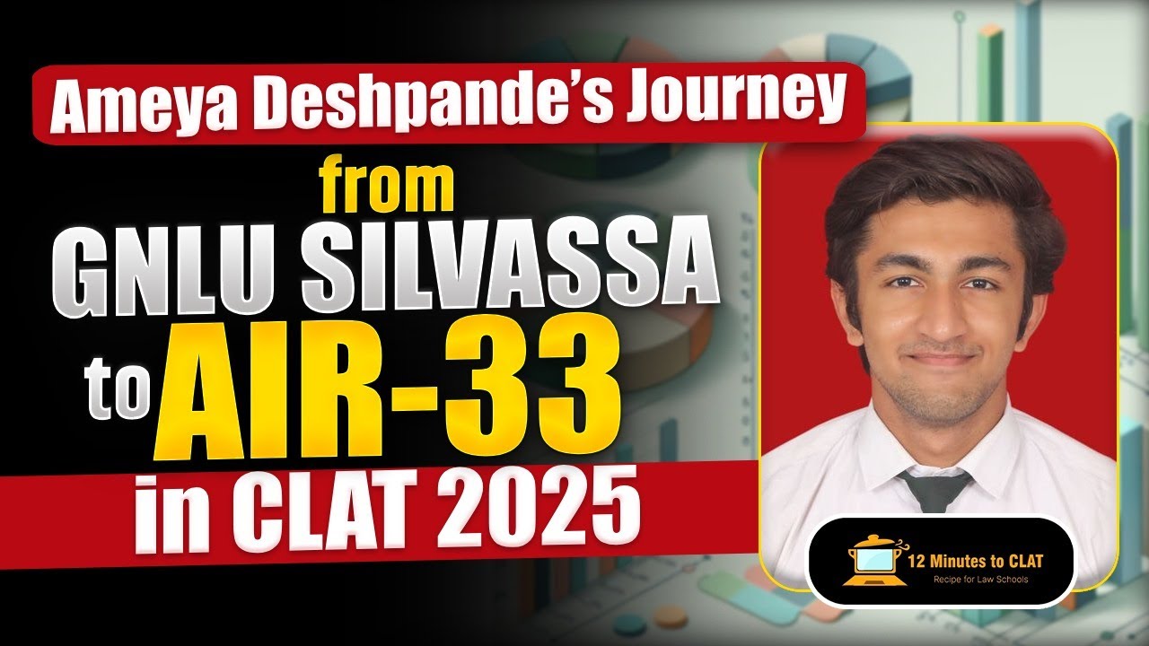 Interview with Ameya Deshpande - AIR-33, CLAT 2025 I Keshav Malpani