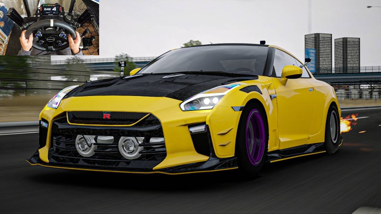 Nissan GT-R R35 с двойным турбонаддувом, 6200 л.с. (art_is_fast) — Assetto Corsa