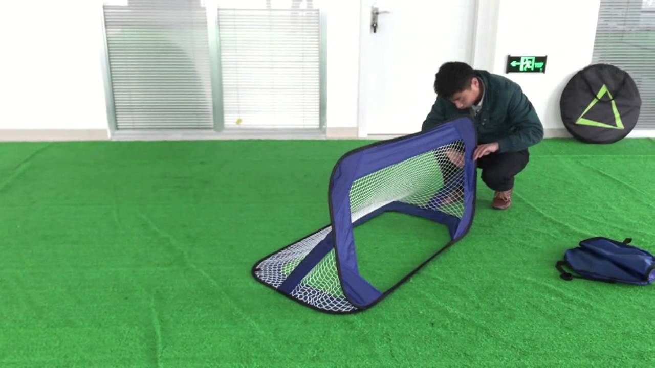 Poray 4ft Soccer Goal Pop Up, Foldable, Practice Goals with Carry Bag