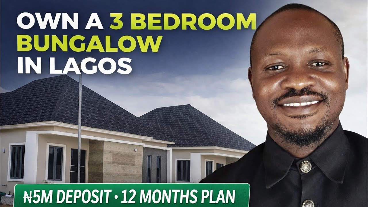 3 Bedroom Fully Detached Bungalow for Sale in Ibeju-Lekki Lagos | ₦5M Deposit | 12 Months Plan.