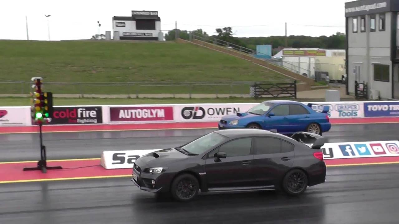 2016 Subaru WRX STi vs 2004 Subaru Impreza WRX STi - 1/4 Mile Drag Race