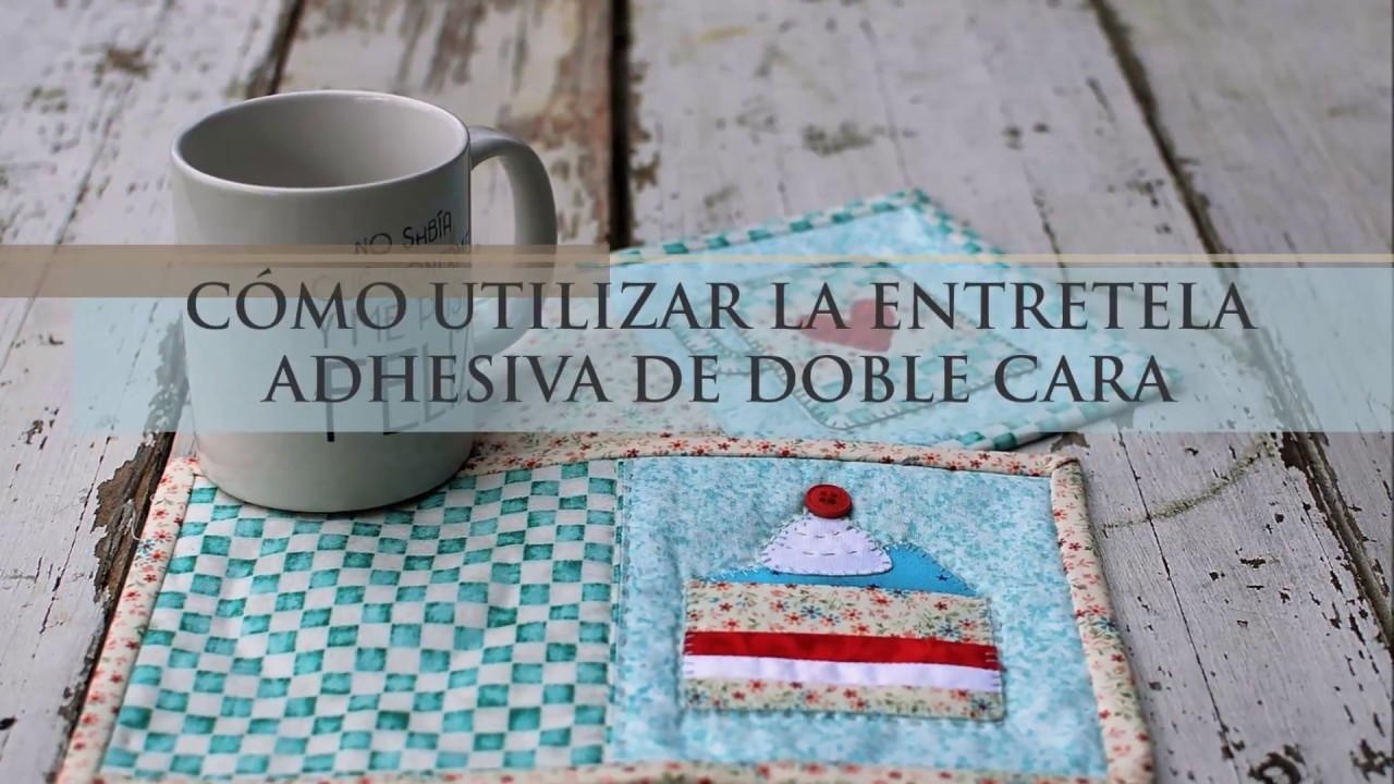 ENTRETELA ADHESIVA DE DOBLE CARA