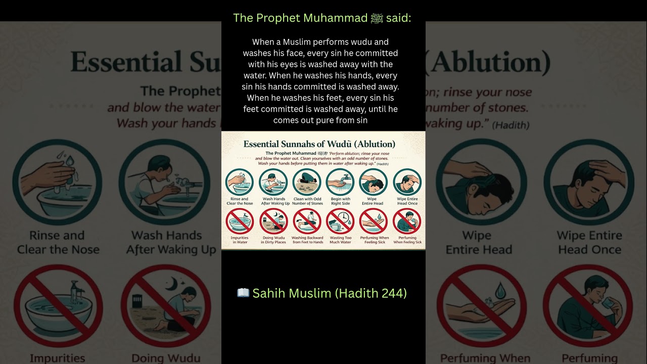 This Is What Happens When You Make Wudu | Every Sin Is Washed Away