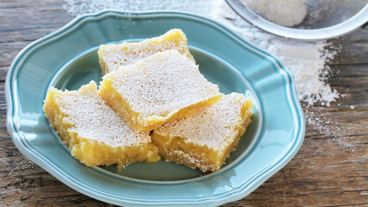 5 Ingredient Meyer Lemon Bars