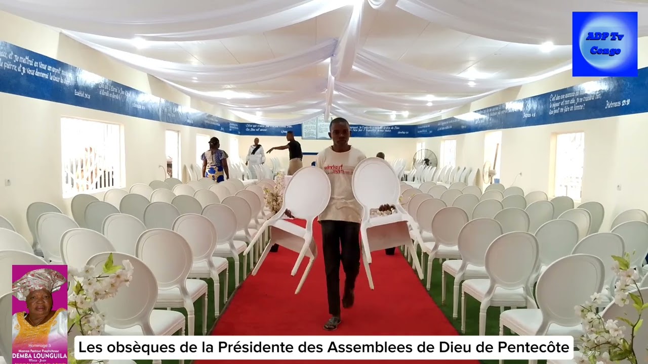 Déroulement des obsèques de maman Pasteur Prophétesse DEMBA LOUNGUILA Marie José
