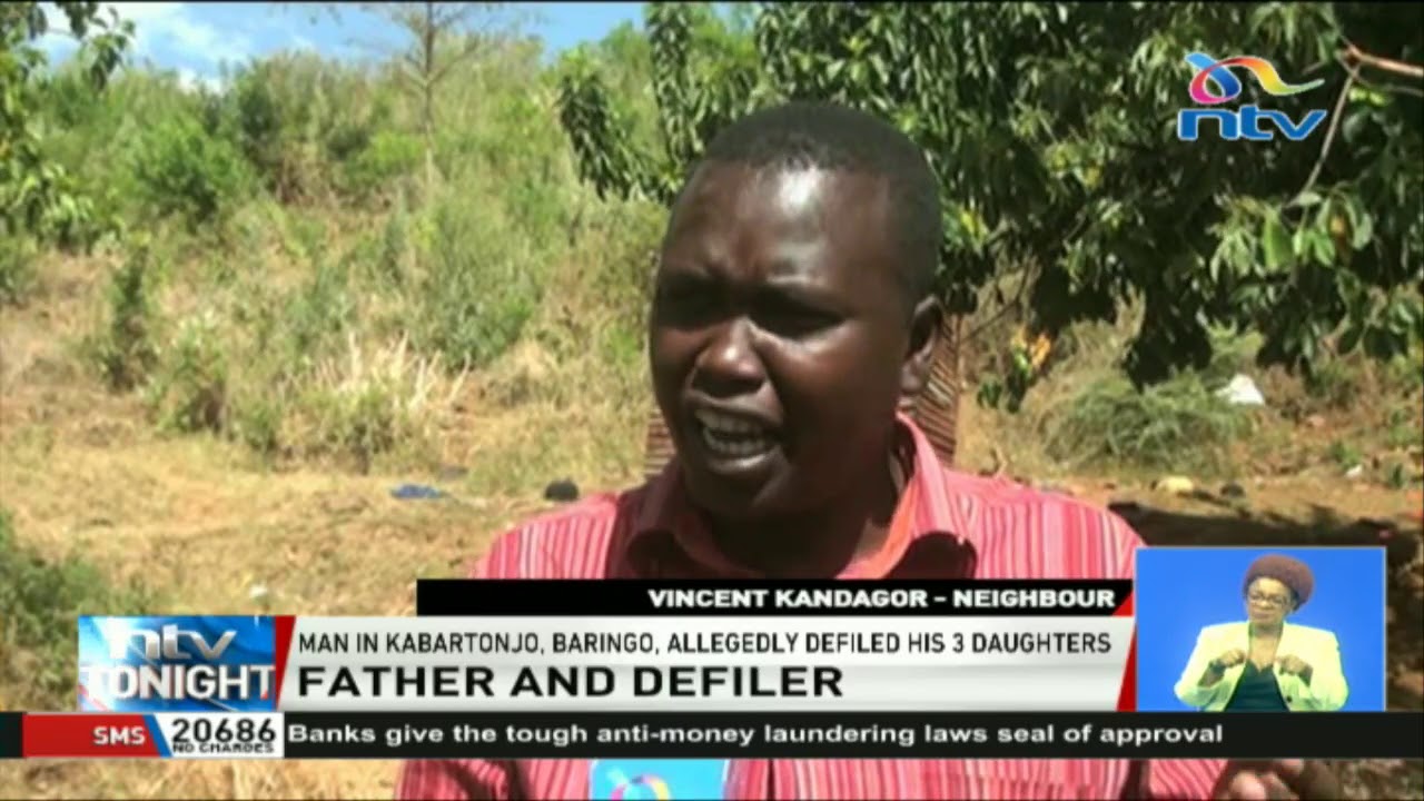 Man in Kabartonjo defiles his 3 dauhgters