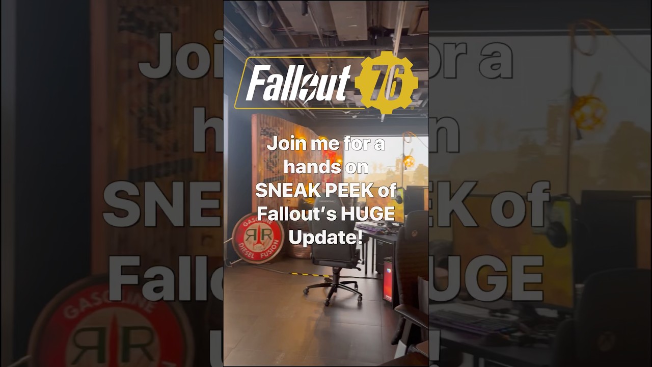 PLAYING THE MASSIVE FALLOUT 76 UPDATE ON A SECRET PREVIEW IN NYC!!
