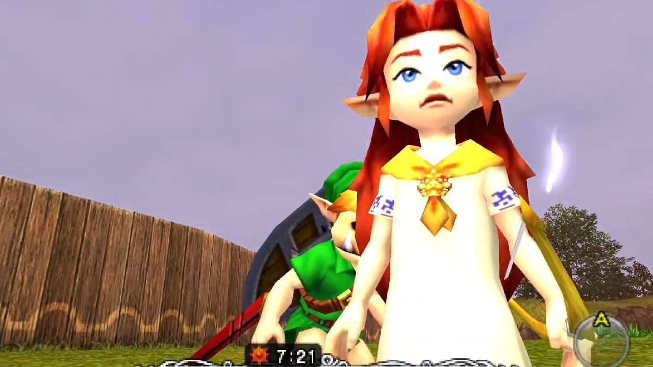 ゼルダの伝説 ムジュラの仮面 3D　ロマニーのウシ小屋防衛イベント － 失敗パターン