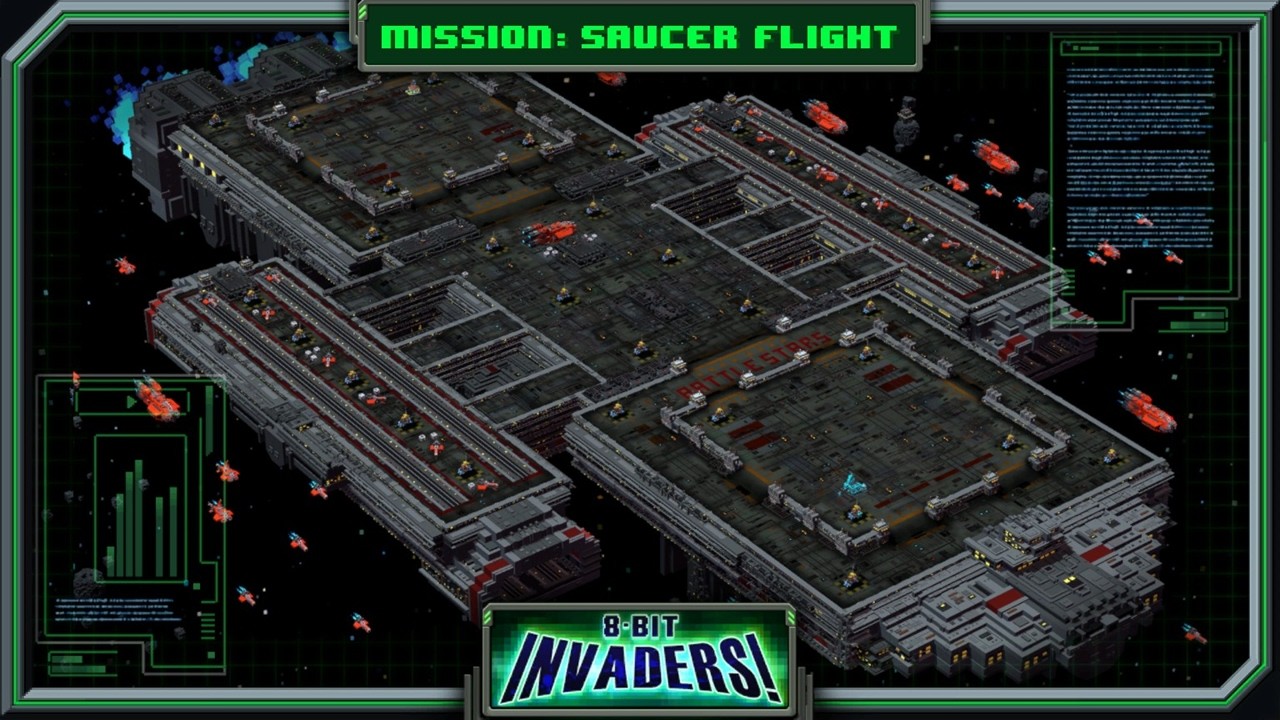 Saucer Flight | 8-Bit Invaders | Cranioids Campaign | Hard Difficulty