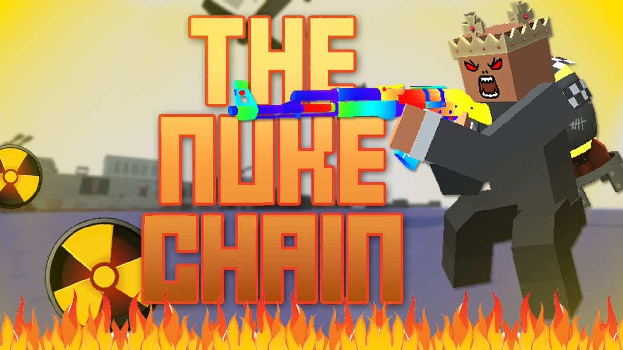 KRUNKER nuke chain on Zombie D-Day map | 2020 season 4