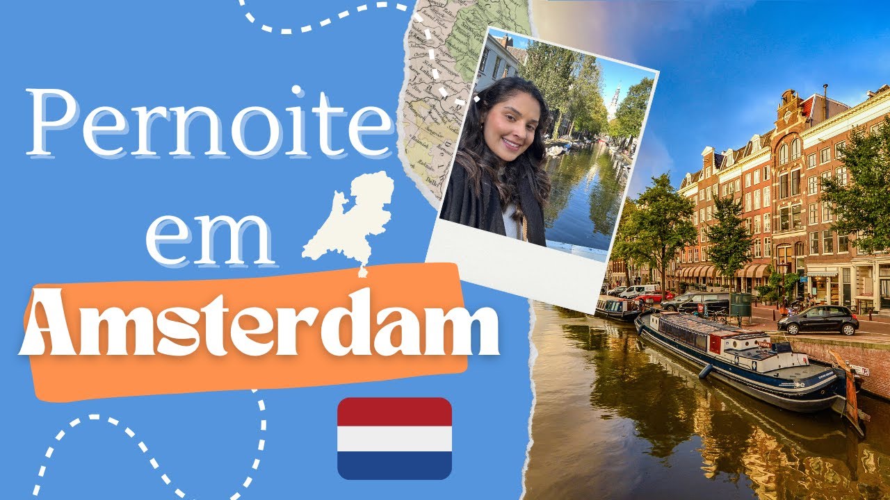 Pernoite em Amsterdam, Holanda | Comissária de bordo Emirates | Vlog de viagem
