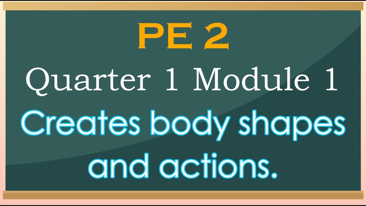Creates Body Shapes and Actions Grade 2 PE ║ Asynchronous Teaching