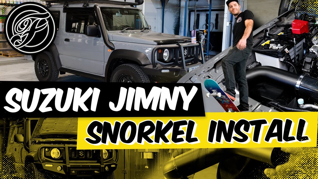 INSTALLED: Suzuki Jimny Snorkel JB74