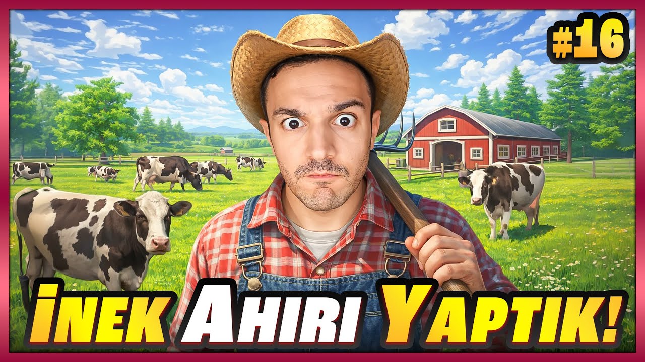 İNEK AHIRINA 40.000.000 TL HARCADIM 🐄🏗️ | FS25 Mega #16