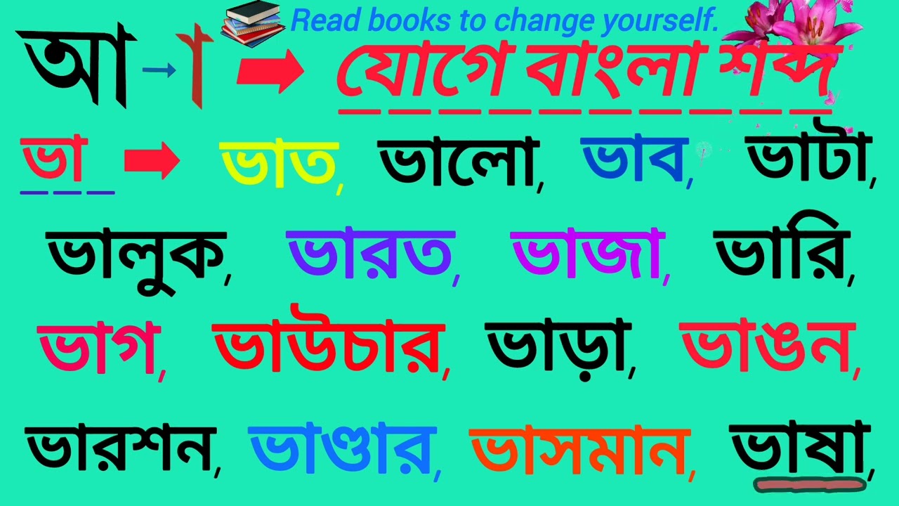 ভা দিয়ে বাংলা শব্দ উচ্চারণের উদাহরণ / Basic Bangla reading videos