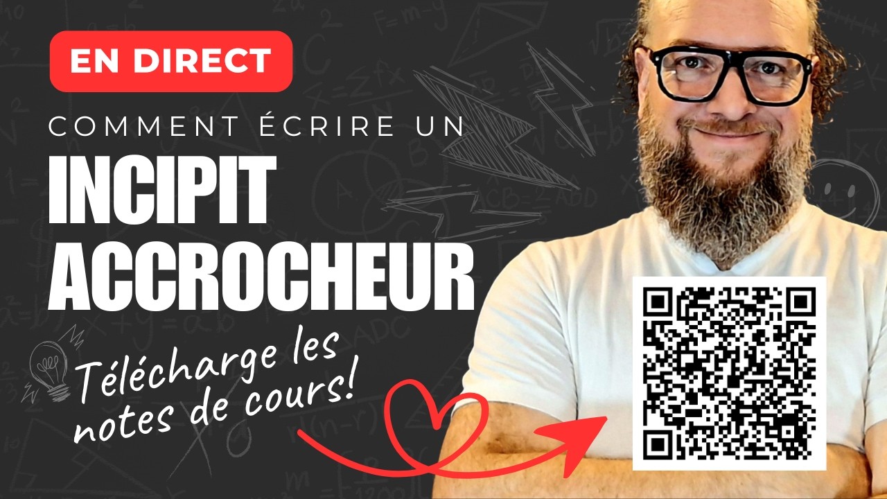 Niveau avancé - Écrire un incipit accrocheur - Comment garantir que le début de ton roman fonctionne