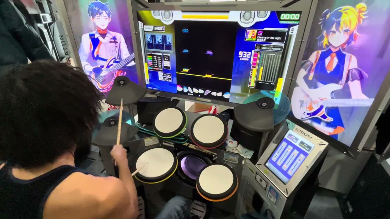 【GITADORA】Dreams in the night[DRUM MASTER]プレイ動画