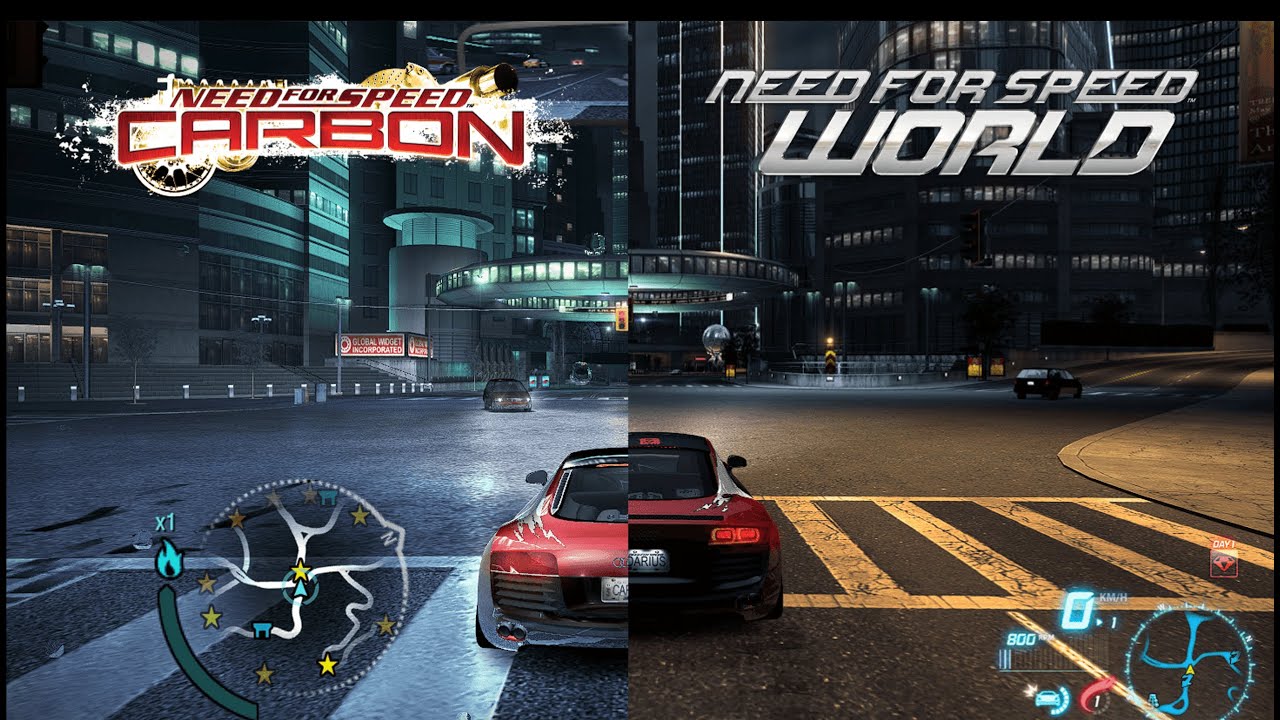 NFS Carbon & World - Palmont City Place Comparisons