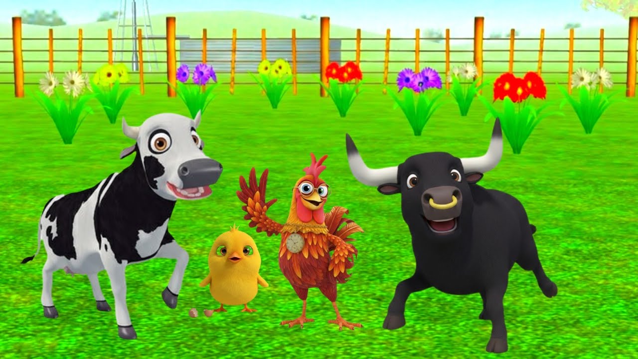 ​¡Fiesta de Animales! 🐄 La Vaca y el Pollito Bailando | Animato Fiesta