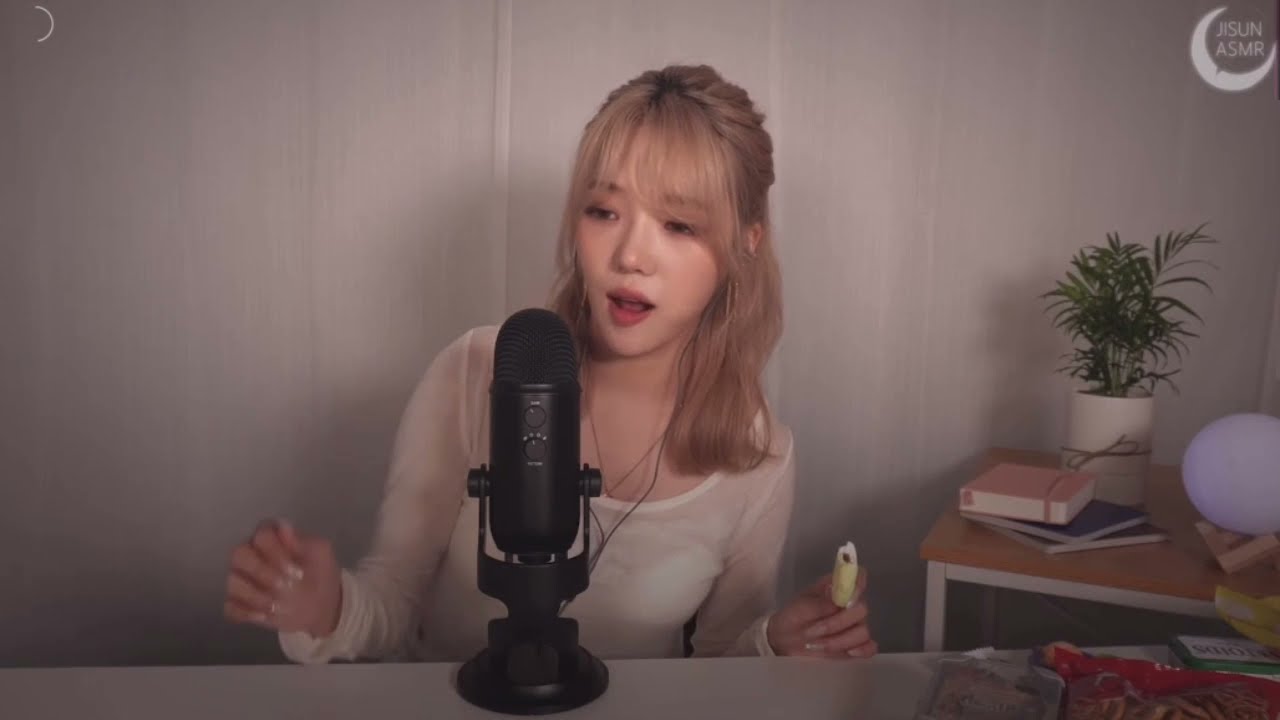 fromis_9 JISUN eating sounds no talking