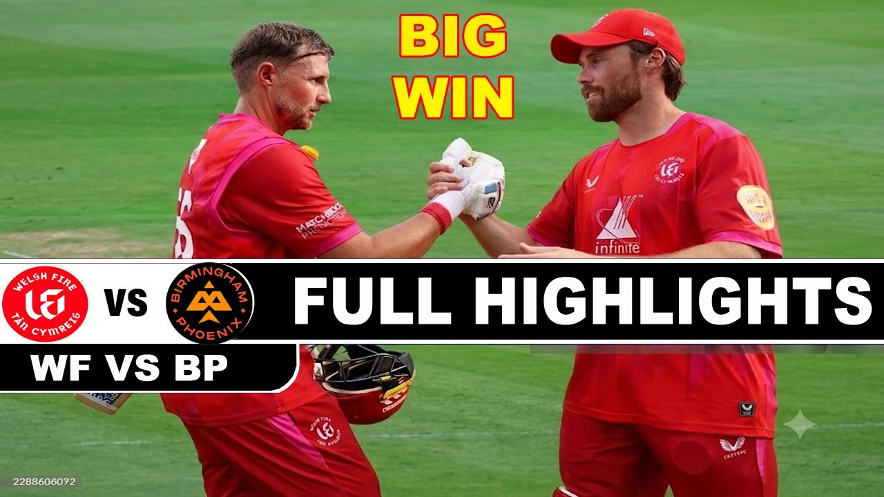 Birmingham Phoenix vs Welsh Fire Highlights | Match 15 | The Men&rsquo;s Hundred 2026