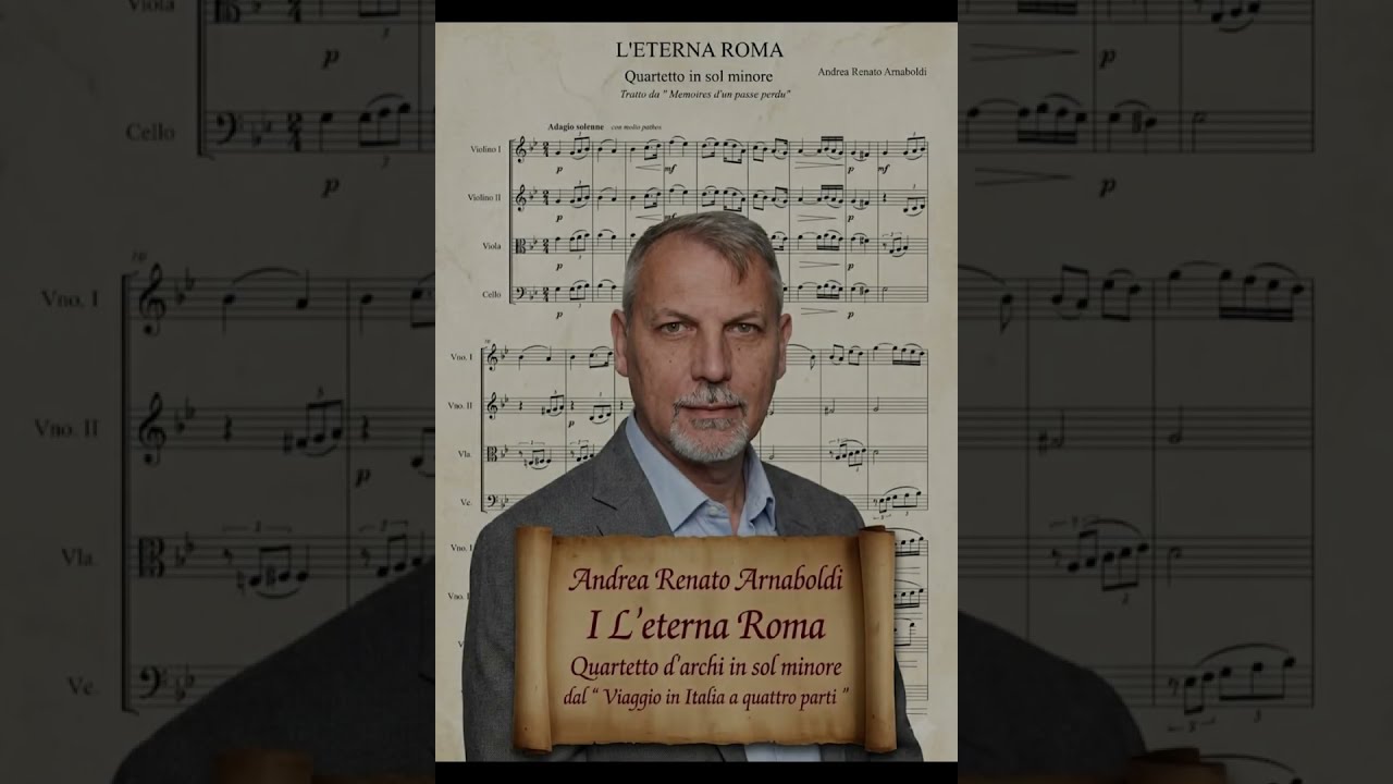 ANDREA R. ARNABOLDI - L'ETERNA ROMA ( da Memoires d'un passe perdu ) quartetto d'archi in sol minore