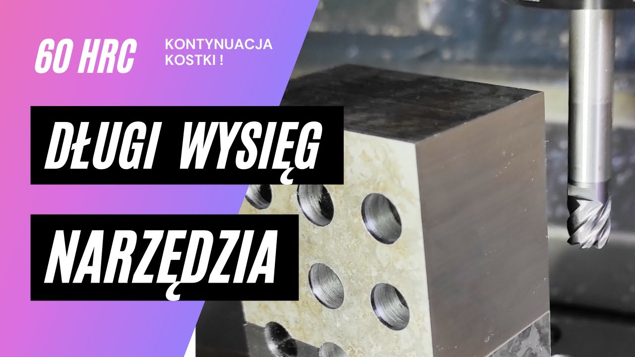 Dowiedz się jak frezować hartowaną stal na długim wysięgu?!  [Operator CNC 2.0 #36] #cnc #cncmilling