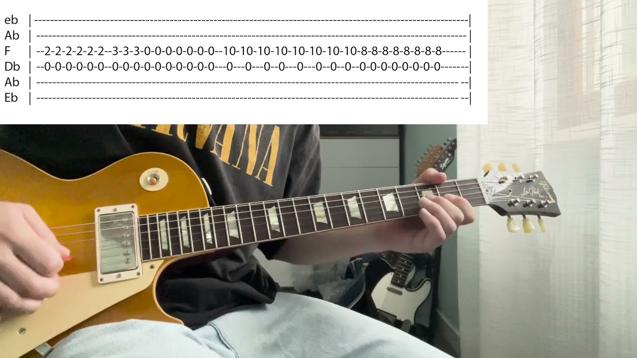 Verdena - 40 secondi di niente Guitar cover con TAB