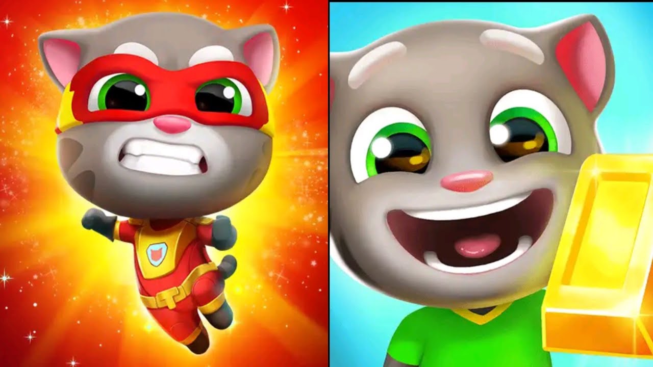 Tom Hero Vs Tom Gold Run || TOM HERO AND TOM GOLD RUN DOUBLE GAMEPLAY ||