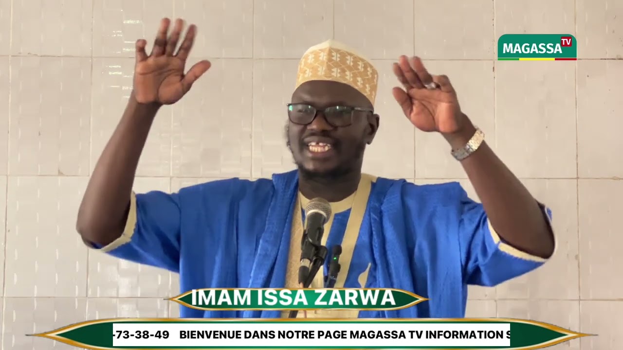 Sermon du vendredi par imam Issa zarwa a la mosquée sunnite de Diaby